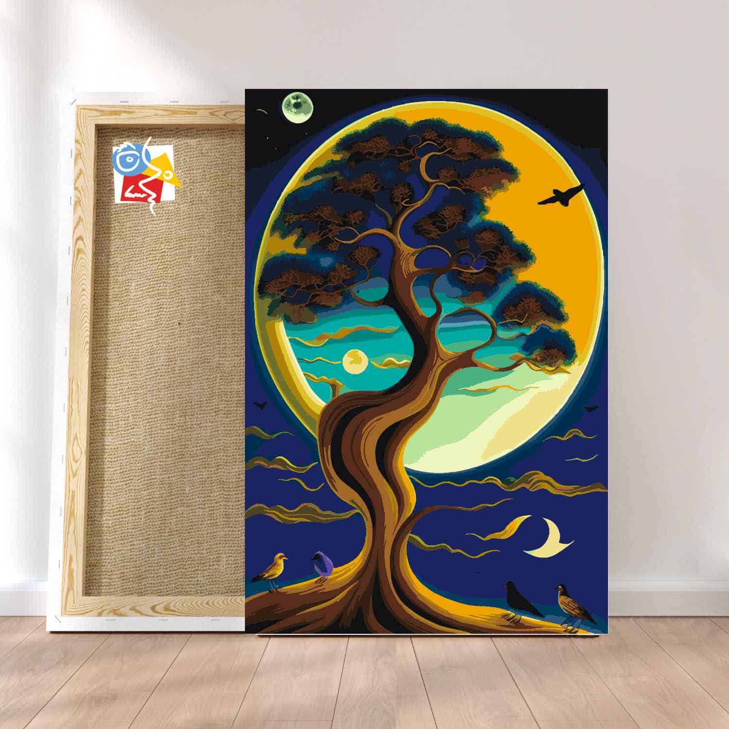 Arbre  au clair de lune